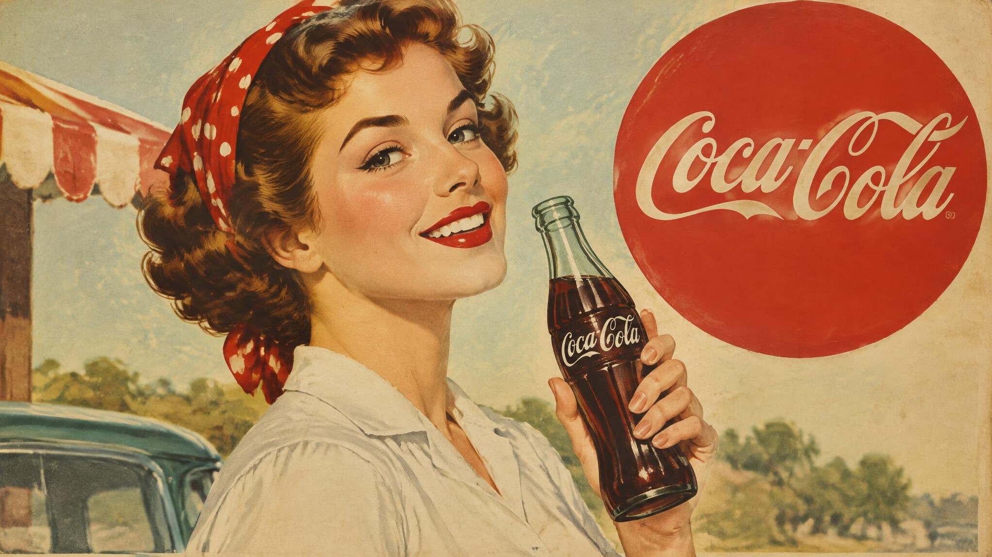 vintage advertisement poster