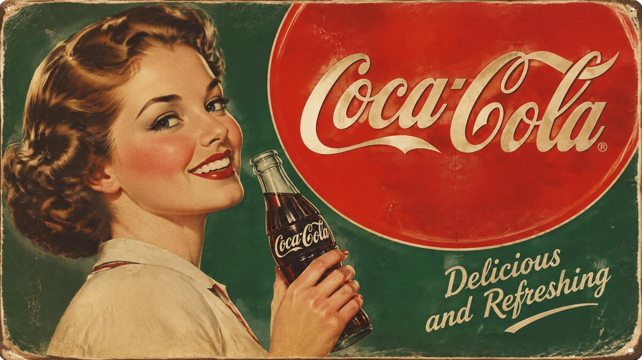 vintage advertisement poster