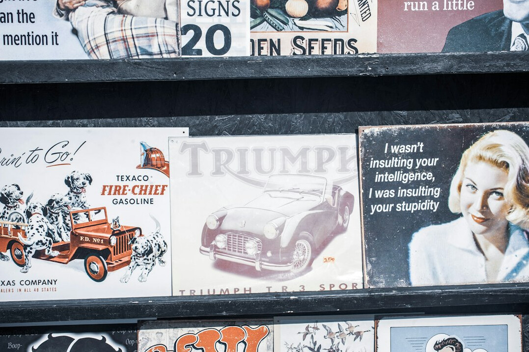 retro advertising archive